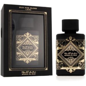 Lattafa Bade'e Al Oud for Glory for Unisex Eau de Parfum Spray, 3.4 Ounce